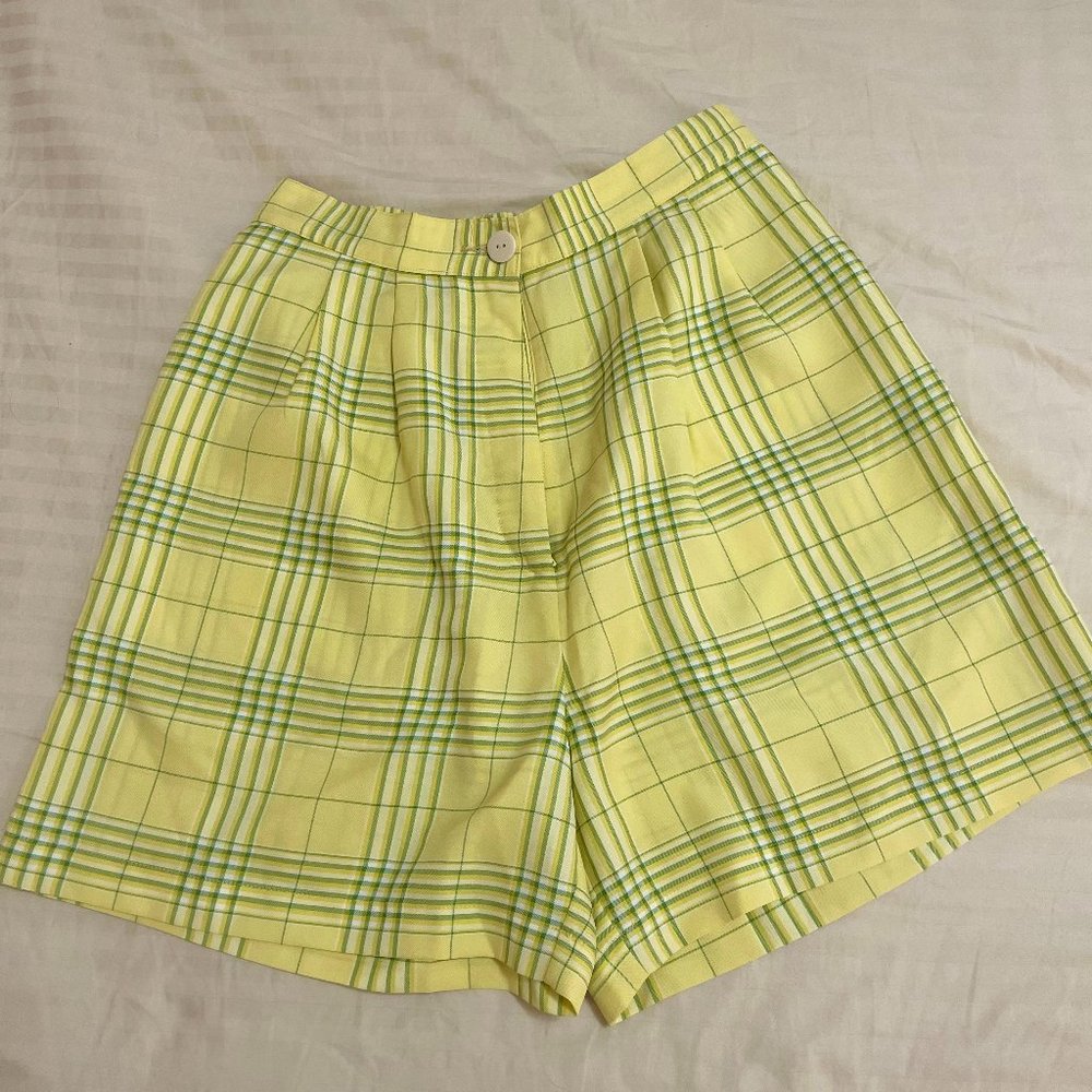 WRAY plaid bermuda shorts